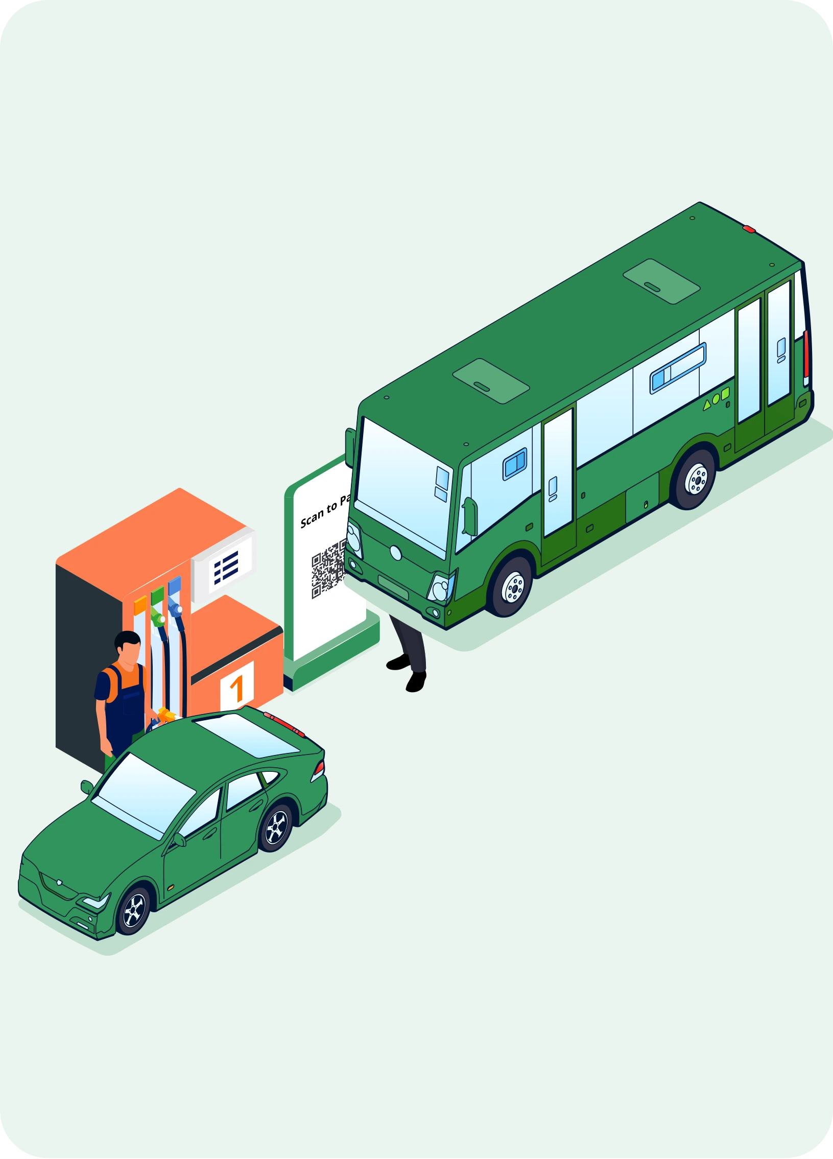 Public transport fleet management using UPI vouchers for operational expense control